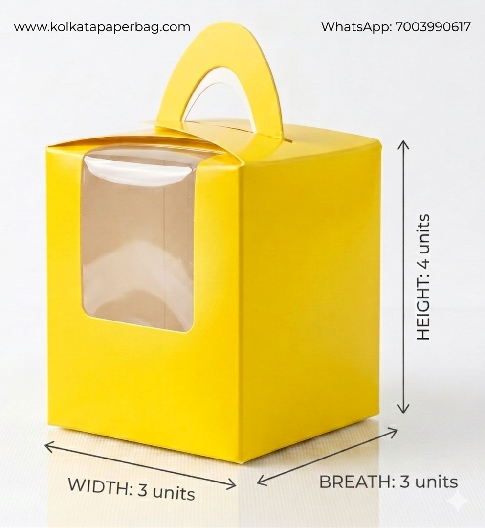 cup cake box 4/3/3