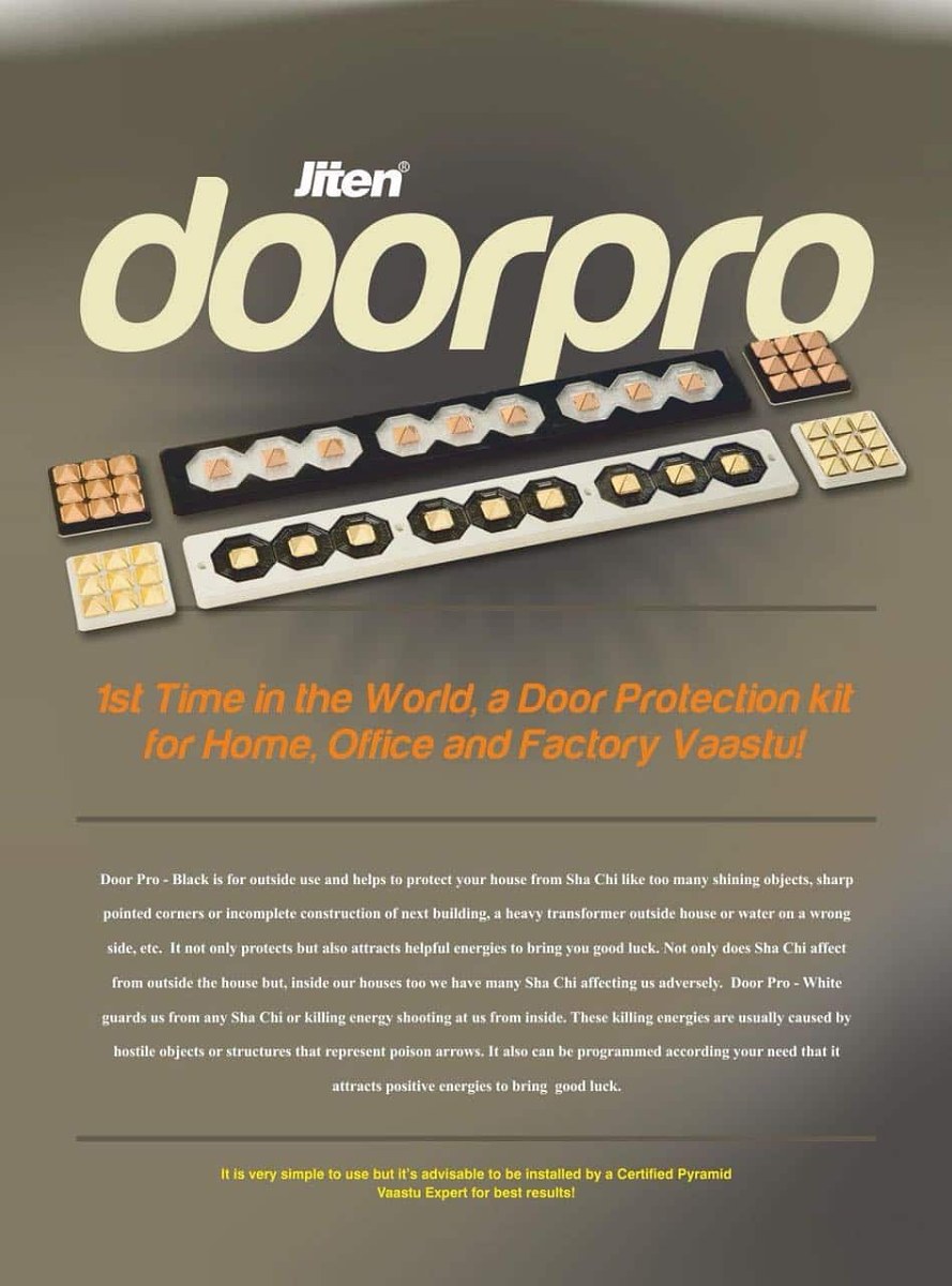 Jiten Door Pro Kit Pyramid For Vastu