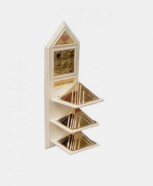 Jiten Education Gold Pyramid For Students Education, Studies, Good Results, Enhanced Memory & Concentration
