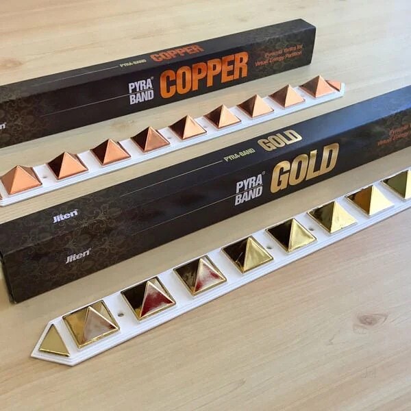 Jiten Pyra Band Pyramid Gold For Vastu Correction